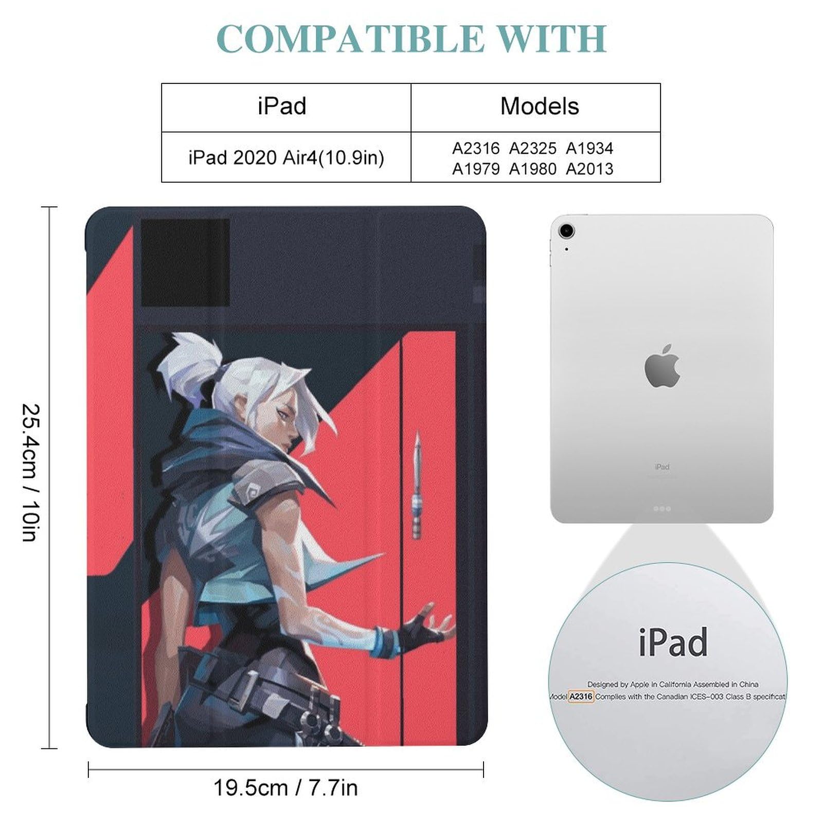Amazon.co.jp: iPad ケース ヴァロラント VALORANT ジェット